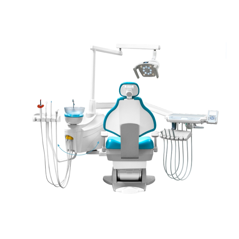 Dental unit air water control system mechanism